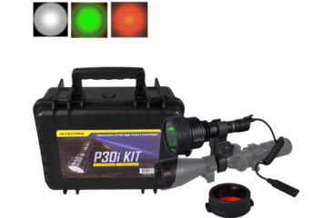 Image of Nitecore P30i 2000 Lumen 1093 Yard Long Throw Flashlight Hunting Kit, Black, 6952506406586
