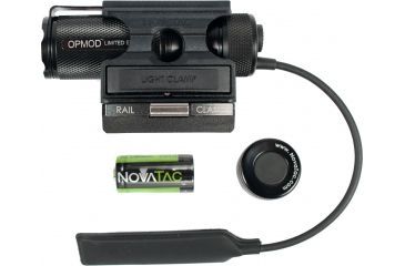 Image of Novatac OPMOD STRM120 Limited Edition Flashlight w/ Gun Mount Kit - Black