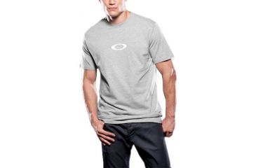 Image of Oakley Ellipse Me T-Shirt, Heather Grey, XS 453364SSFR-ELLIPSEMETEE-203-XS