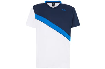 Image of Oakley Enhance Short Sleeve Crew 8.7.03 - Mens, Fathom, Medium, 434255-6AC-M