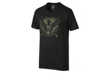 Image of Oakley Freebird SI Tee, Jet Black, Medium 455387-01K-MD