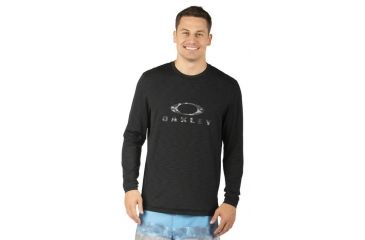 Image of Oakley LS Surf Tee, Jet Black, Large 482154-01K-LG