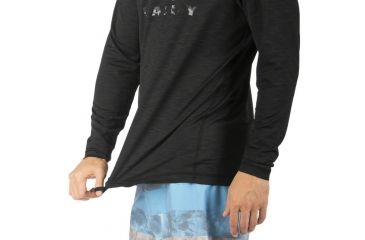 Image of Oakley LS Surf Tee, Jet Black, Large 482154-01K-LG