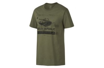 Image of Oakley Regiment Tee, Worn Olive, Medium 455139-79B-MD