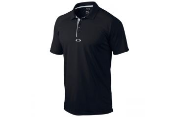 Image of Oakley SI Elemental 2.0 Golf Polo, Jet Black, Small 432632-01K-SM