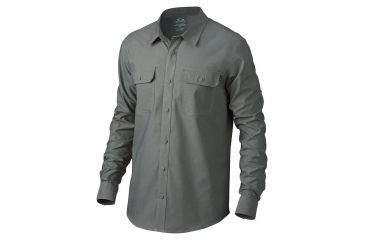 Image of Oakley SI Essential Long Sleeve Shirt, Grigio Scuro, Small 401697-23Q-SM