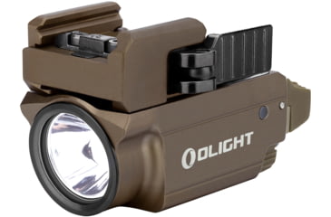 Image of Olight Baldr Mini w/ Green Laser Sight LED Flashlight, Cool White, 600 Lumens, Tan, FL-OL-BALDRMINI-TN