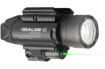 Image of Olight Baldr Pro w/ Green Laser Sight LED Flashlight, Cool White, 1350 Lumens, Black, FL-OL-BALDRPRO-BK