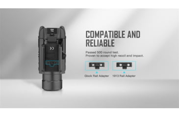 Image of Olight Baldr w/ IR Laser Sight LED Flashlight, Neutral White, 1350 Lumens, Black, FL-OL-BALDRIR