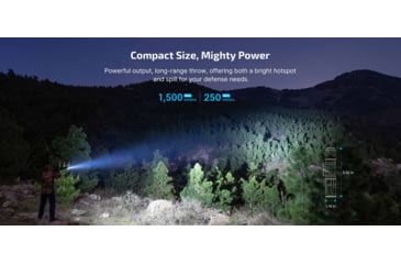 Image of Olight Odin S 1500 Lumen LED M-LOK Mount Weapon Light, Lithium Ion, Desert Tan, 6975498004004