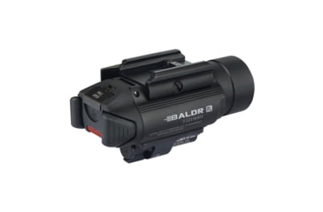Image of Olight Olight Baldr RL 1120 Lumen Flashlight with Red Laser Sight, Black, Black, FL-OL-BALDRRL-BK