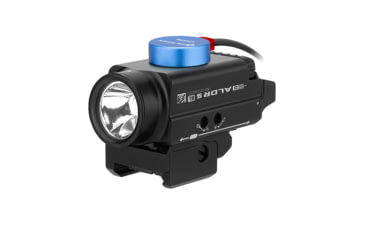 Image of Olight Olight Baldr S BL 800 Lumen Tactical Flashlight with Blue Laser Sight, Black, FL-OL-BALDRS-BLUE-BK