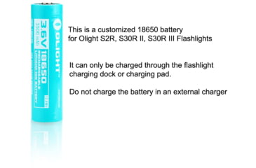 Image of Olight Customized 3500mAh 18650 - High Capacity Protected Rechargeable Battery