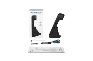 Image of Olight Olight Sigurd Black Angled Foregrip with Built-in 1450 Lumen Rechargeable Tactical Flashlight, Black, FL-OL-SIGURD-BK