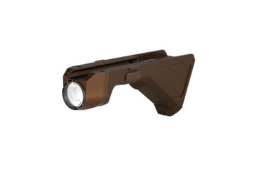 Image of Olight Olight Sigurd Desert Tan Angled Foregrip with Built-in 1450 Lumen Rechargeable Tactical Flashlight, Tan, FL-OL-SIGURD-TN