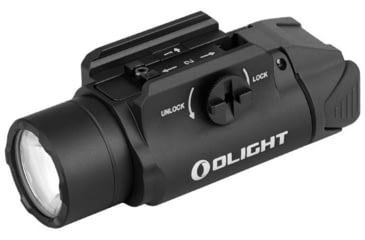 Image of Olight PL-3R Valkyrie LED Rechargeable Mountable Tactical Flashlight, 1500 Lumen, Black, FL-OL-PL3R-BK
