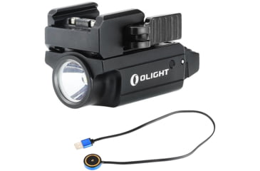 Image of Olight PL-MINI 2 Valkyrie Rechargeable LED Flashlight, Cool White, 600 Lumens, Black, FL-OL-PL-MINI2-BK