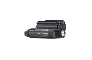 Image of Olight PL-MINI Valkyrie Rechargeable Pistol Light, CREE XP-L HI CW LED, 400 Lumens, Includes Battery Pack DIM, Black, PL-MINI-VALKYRIE