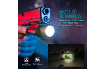 Image of Olight PL PRO Valkyrie Rechargeable LED Flashlight, Natural White, 1500 Lumens, Black, FL-OL-PLPRO-BK