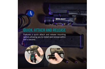 Image of Olight PL PRO Valkyrie Rechargeable LED Flashlight, Natural White, 1500 Lumens, Black, FL-OL-PLPRO-BK