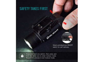 Image of Olight PL PRO Valkyrie Rechargeable LED Flashlight, Natural White, 1500 Lumens, Black, FL-OL-PLPRO-BK