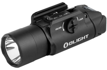 Image of Olight PL Turbo Valkyrie LED Long Range Rail Mount Flashlight, 800 Lumen, Black, FL-OL-PLTURBO-BK