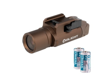 Image of Olight Valkyrie Turbo LEP Tactical LED Flashlight, White, 250 Lumens, Tan, FL-OL-VALKYRIETURBO-TN