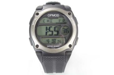 Image of OPMOD T.E.W. 1.0 Tactical Everyday Watch, Black Case/Grey Ring /Black Strap, 44mm CS007B