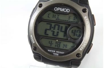 Image of OPMOD T.E.W. 1.0 Tactical Everyday Watch, Black Case/Grey Ring /Black Strap, 44mm CS007B