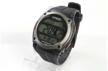 Image of OPMOD T.E.W. 1.0 Tactical Everyday Watch, Black Case/Grey Ring /Black Strap, 44mm CS007B