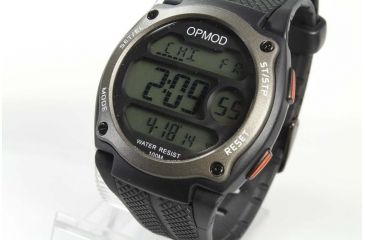 Image of OPMOD T.E.W. 1.0 Tactical Everyday Watch, Black Case/Grey Ring /Black Strap, 44mm CS007B