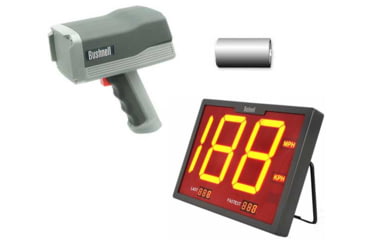 Image of OpticsPlanet Exclusive Bushnell Sports Kit - Speedster 3 Radar Gun, FREE Batteries, Wireless SpeedScreen