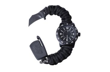 Image of Outdoor Edge Cutlery Paraclaw CQD Watch, Stainless Steel, Black, Large, PW-90S