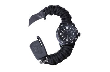 Image of Outdoor Edge Cutlery Paraclaw CQD Watch, Zinc Alloy, Black, Medium, PW-80Z