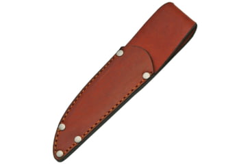 Image of Pakistan Brown Leather Sheath, Leather, Brown, Fits Most 5-6in Fixed Blades, SHE-6601