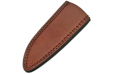 Image of Pakistan Leather Sheath Clip Point, Measures 6 3/4in X 2 3/4in, Fits 8in To 9in Clip Point Hunting Knife, Brown Leather Construction, SHE660609