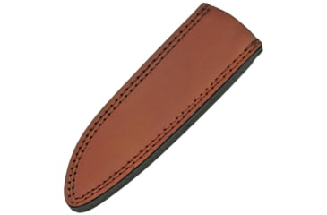 Image of Pakistan Leather Sheath Clip Point, Measures 8 1/4in X 2 1/2in, Fits 9 1/2in To 10 1/2in Clip Point Hunting Knife, Brown Leather Construction, Black, SHE660610