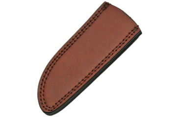 Image of Pakistan Leather Sheath Drop Point, Measures 6 3/4in X 2 3/4in, Fits 8in To 9in Drop Point Hunting Knife, Brown Leather Construction, SHE660709