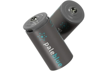 Image of Pale Blue Earth Pale Blue Smart Lithium Ion USB Rechargeable D Batteries 2 Pack, Gray, PB-D-C