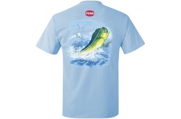 Image of Penn Mens Mahi Blue T-Shirt, Large 180246