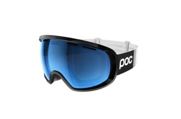Image of POC Fovea Clarity Comp Snow Goggles, Uraniumn Black/Blue Mirror, 40440BKB