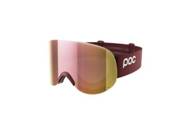 Image of POC Lid Clarity Snow Goggles, Lactose Red/Spektris Rose Gold, 40612RDG