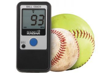 Image of Pocket Radar Pocket Radar Personal Speed Radar Gun and Sports Training Tool, Black, Ball Coach Pro-Level Speed Training Tool, 4.7 x 2.3 x 0.8 in. 5176600206-CE