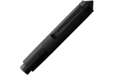 Image of Police Force Tactical Expandable Baton, 10in to 26in, Black Nylon Belt Sheath, Steel Construction, Black, BT12CS