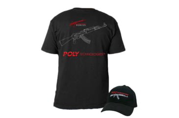 Image of Poly Technologies AK47 Legend Hat &amp; T-Shirt Swag Set, Black, 000-019C