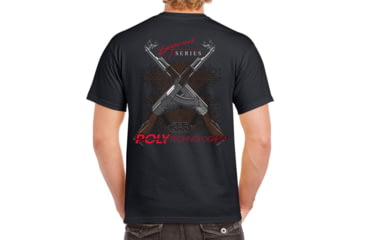 Image of Poly Technologies Legend Chinese 7.62 AK47 Cross Rifle Tactical T-Shirt - Mens, Black, Small, 000-030