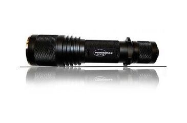 Image of PowerTac E6 LED Flashlight 530 Lumens CREE XM-L, 2 x CR123A, Black POWERTAC-E6
