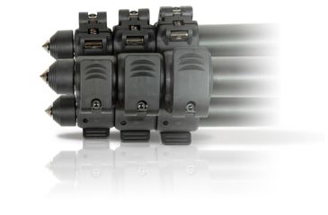 Image of Predator Tactics DeadEye Rifle Tripod System, Matte Black/Red Aluminum Finish, 97499