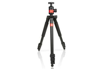 Image of Predator Tactics DeadEye Rifle Tripod System, Matte Black/Red Aluminum Finish, 97506