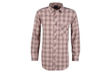 Image of Propper Mens Covert Button-Up Long Sleeve Shirt,Barn Red Plaid,XXL2 F53170V607XXL2